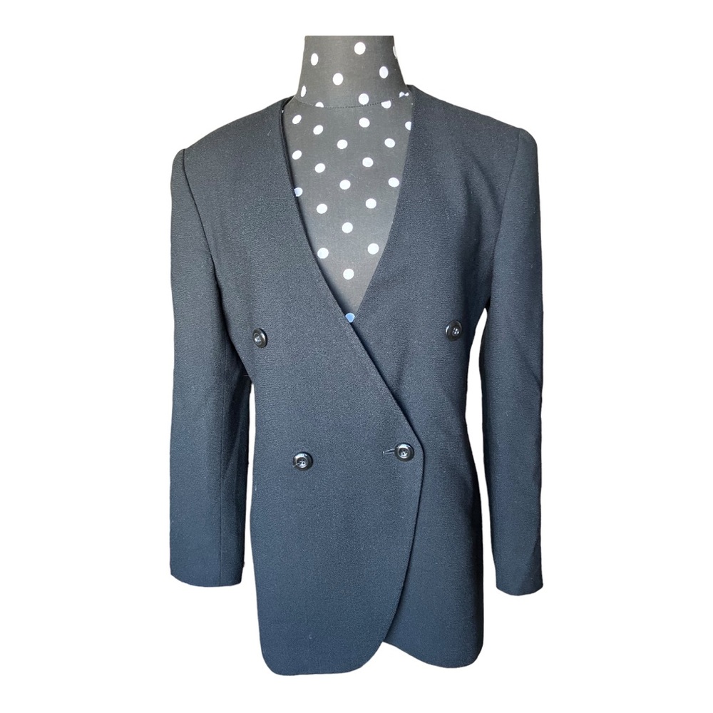 Rena Rowan for Seville Blazer Women Size 8 Petite 100% Wool made in USA Vintage